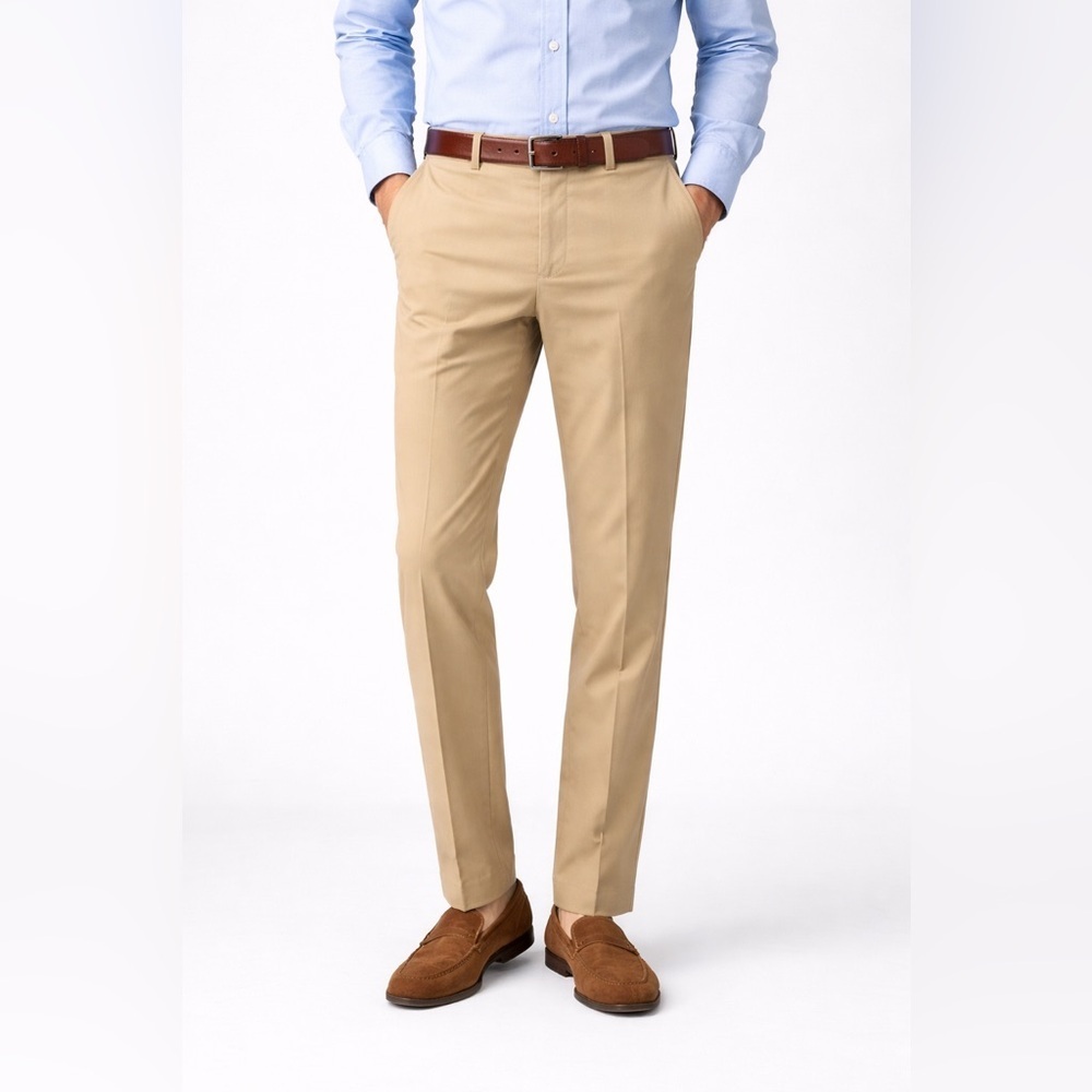 Alan Flusser Men's Khaki Chinos Size 32